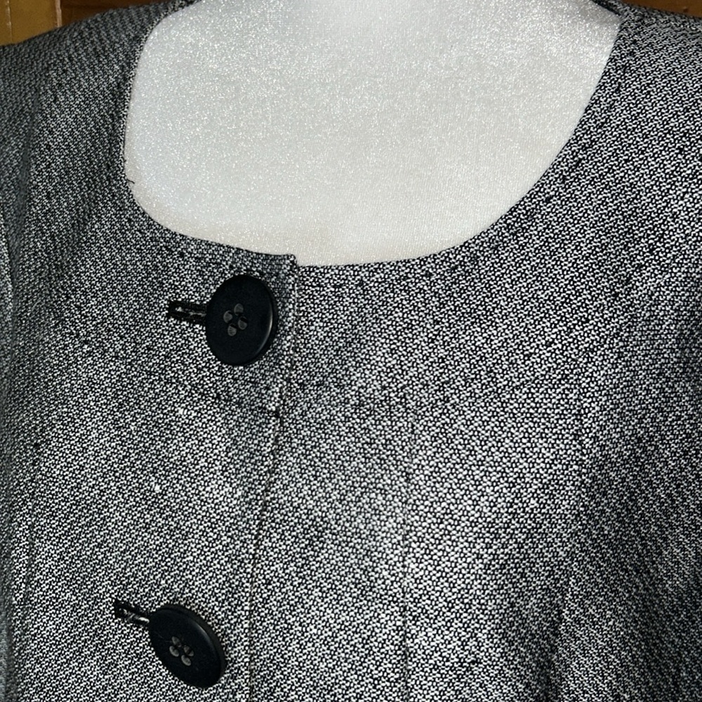 NWT Liz Claiborne Black & White Tweed “Dress Rehearsal” Size 12P - Picture 3 of 15